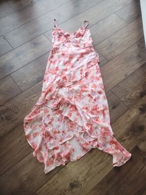 Japna Floral Hilow Dress Large New